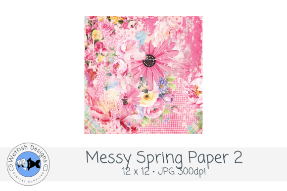 Download Messy Spring Background Paper 2 - Spring background Collection