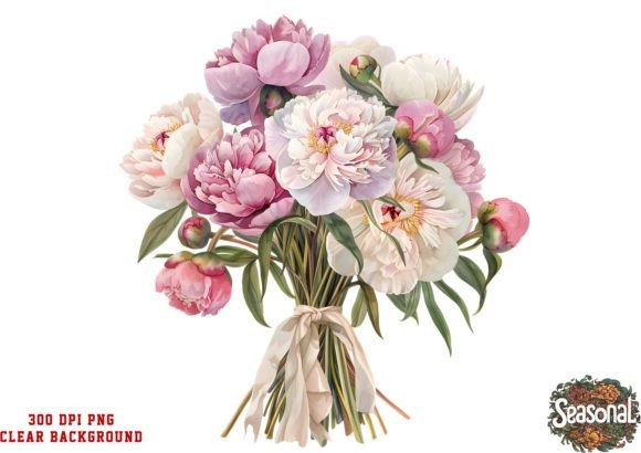 Download Watercolor Dusty Pink Peonies Cliparts - Dusty pink Collection