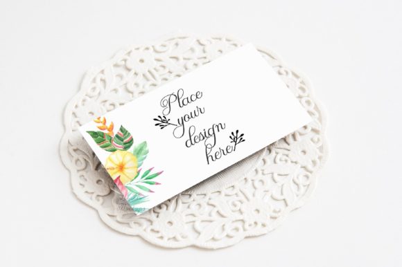 Download Business Visit Card Feminine Mockup - Visit Collection