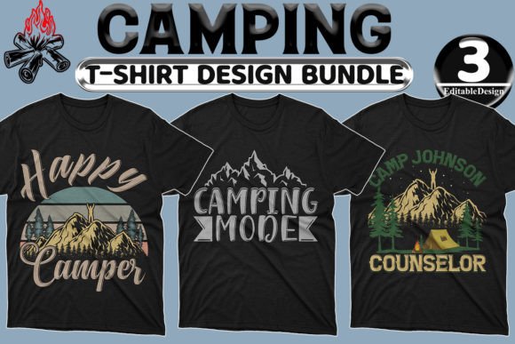 Download Best Camping Print Templates Bundle-3 - Best Collection