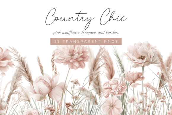 Download Dusty Pink Wildflower Bouquets &amp; Borders - Dusty pink Collection