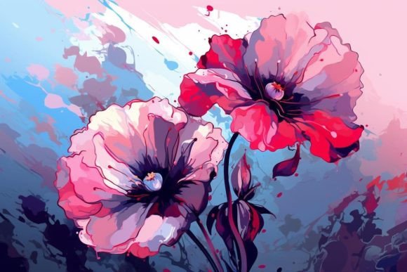 Download Poppy Field Scenes Flower Textures - Premium Resources