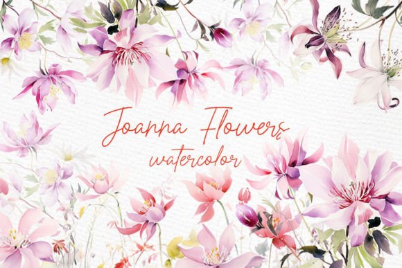Download Watercolor Dusty Pink Flowers Clipart - Dusty pink Collection