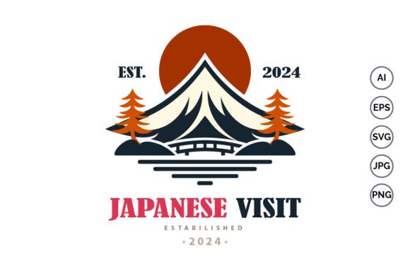 Download Japan Visit Mountain Sunrise Vector - Premium Resources