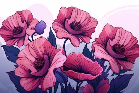 Download Poppy Field Scenes Flower Textures - Flower textures Collection